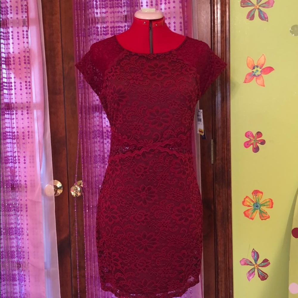 Red Lace Dress